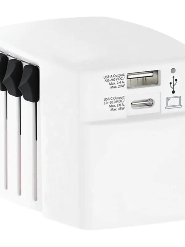 WORLD USB CHARGER AC 45PD